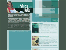 Tablet Screenshot of patriciaratto.com